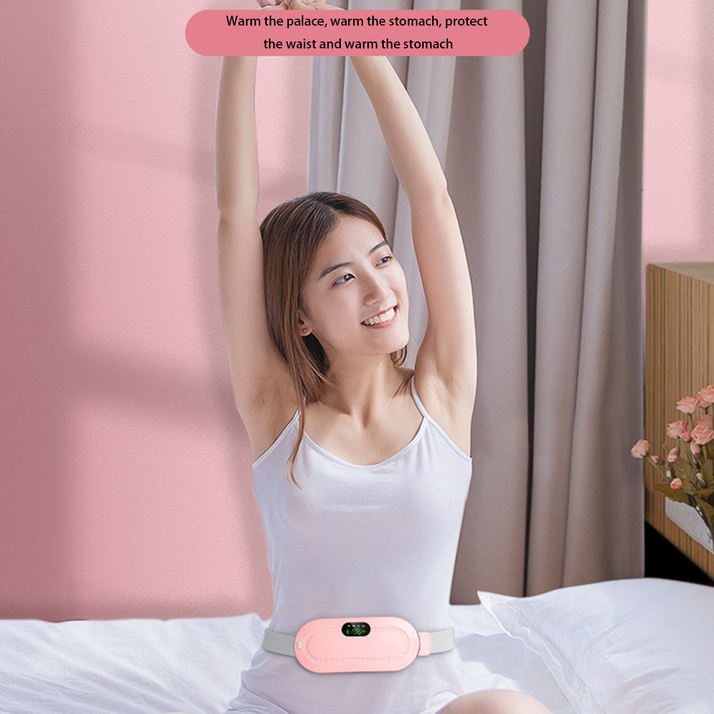 Smart Menstrual Heating Pad Belt – Cramp & Pain Relief Massager for Women.